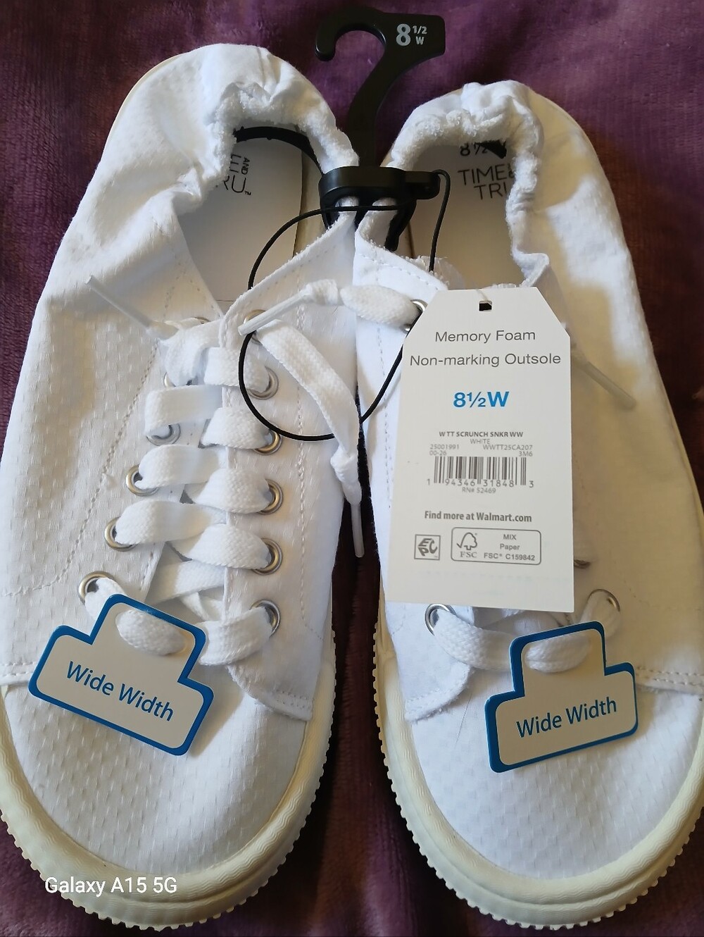 Time and Tru 8½W lace-up/slip-on